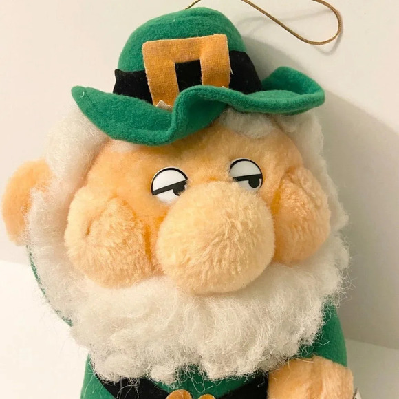 Vintage Emerald  Buddies 11 Inch Tall Kiddiefun Dublin 2 Leprechaun Plush - Picture 2 of 14